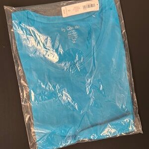 Chicos Size 2 Blue T-Shirt